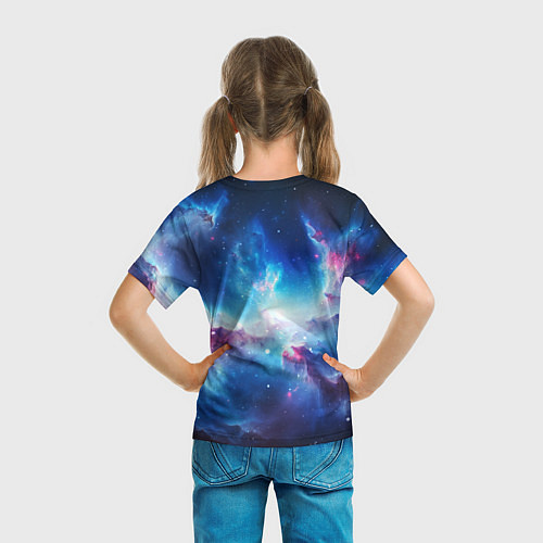 Детская футболка Fascinating cosmic expanses / 3D-принт – фото 6