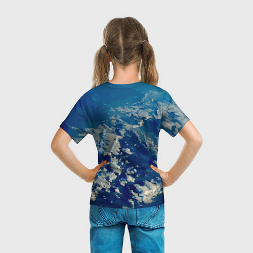 Детская футболка Небо Земли - star dust / 3D-принт – фото 6