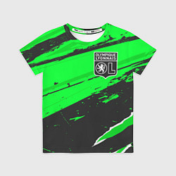 Футболка детская Lyon sport green, цвет: 3D-принт