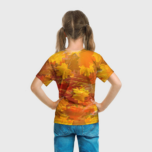 Детская футболка Гэн Асагири на фоне листвы из Доктора Стоуна / 3D-принт – фото 6