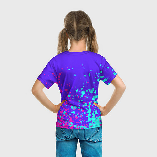 Детская футболка Чикен ган брызги / 3D-принт – фото 6