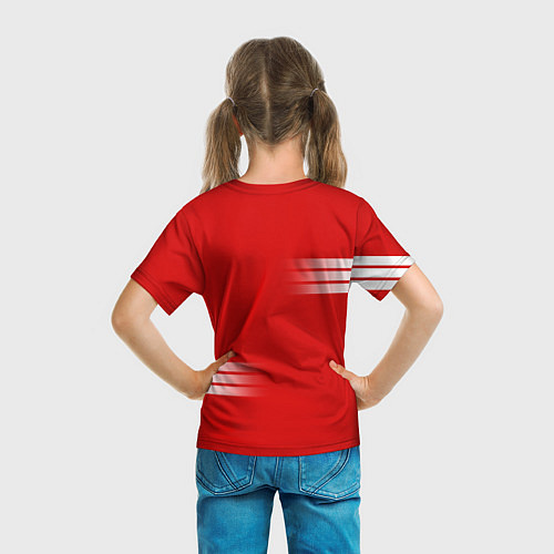 Детская футболка СССР гост три полоски / 3D-принт – фото 6
