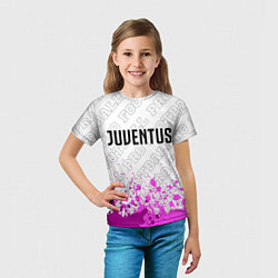 Футболка детская Juventus pro football посередине, цвет: 3D-принт — фото 2