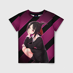 Футболка детская Кагуя из Kaguya sama wa Kokurasetai, цвет: 3D-принт