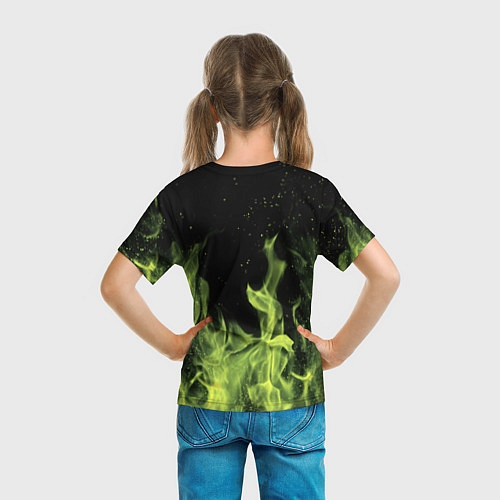 Детская футболка Destity огненный стиль / 3D-принт – фото 6