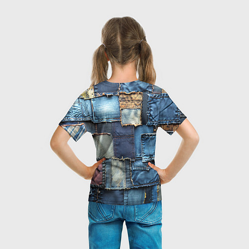 Детская футболка Значок архитектора на джинсах / 3D-принт – фото 6