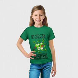 Футболка детская Танцующие жабы, цвет: 3D-принт — фото 2