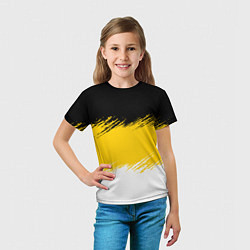 Футболка детская Имперский флаг России штриховка, цвет: 3D-принт — фото 2