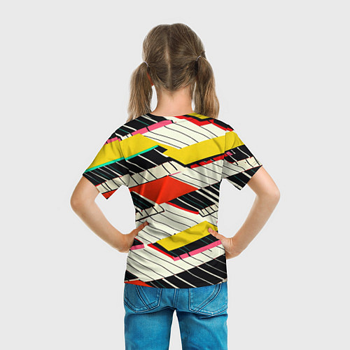 Детская футболка Пианинка / 3D-принт – фото 6