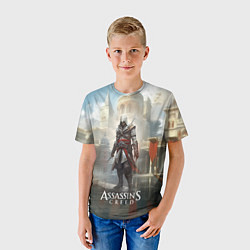 Футболка детская Assassins creed game poster, цвет: 3D-принт — фото 2