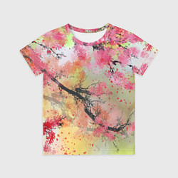 Футболка детская Japan sakura, цвет: 3D-принт