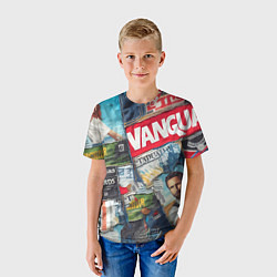 Футболка детская Vanguard collage - ai art patchwork, цвет: 3D-принт — фото 2