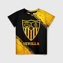 Футболка детская Sevilla - gold gradient, цвет: 3D-принт