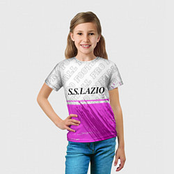 Футболка детская Lazio pro football посередине, цвет: 3D-принт — фото 2