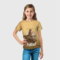 Футболка детская Фаллаут - Гуль, цвет: 3D-принт — фото 2