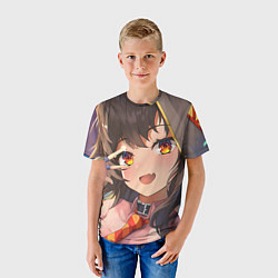 Футболка детская Konosuba Мэгумин cute, цвет: 3D-принт — фото 2