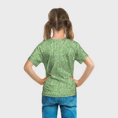Детская футболка Эффект шерстяных прядей / 3D-принт – фото 6
