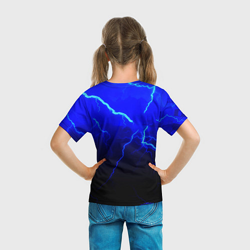 Детская футболка Герб РФ шторм империя / 3D-принт – фото 6