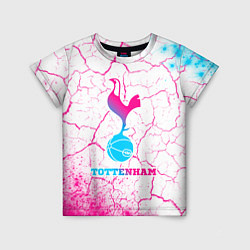 Футболка детская Tottenham neon gradient style, цвет: 3D-принт