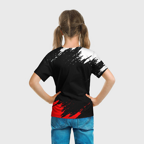 Детская футболка Манчестер Сити краски / 3D-принт – фото 6