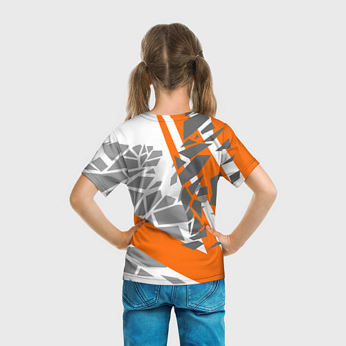 Детская футболка Racing texture / 3D-принт – фото 6