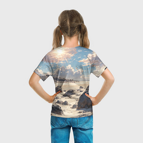 Детская футболка Аниме пляж / 3D-принт – фото 6
