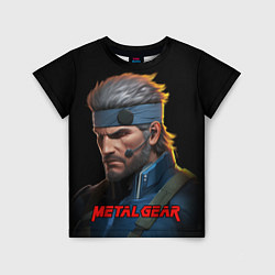 Футболка детская Веном Снейк из игры Metal gear, цвет: 3D-принт