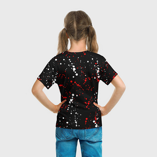 Детская футболка Самурай в маске Хання / 3D-принт – фото 6