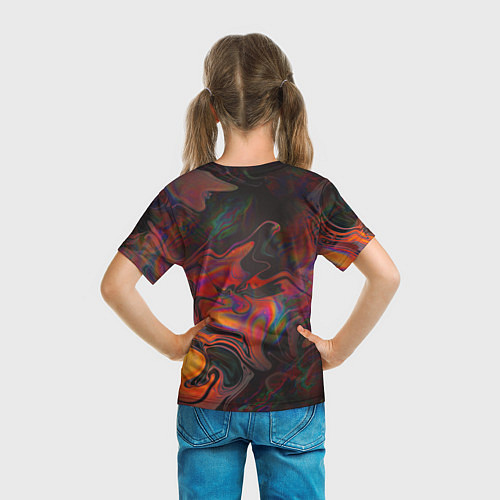 Детская футболка Standoff 2 - Oil Sheen pattern / 3D-принт – фото 6