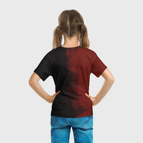 Детская футболка Арлекино из игры Геншин Инпакт / 3D-принт – фото 6