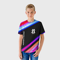Футболка детская Hunter x Hunter speed anime lights, цвет: 3D-принт — фото 2