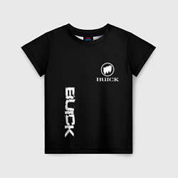 Футболка детская Buik logo white, цвет: 3D-принт