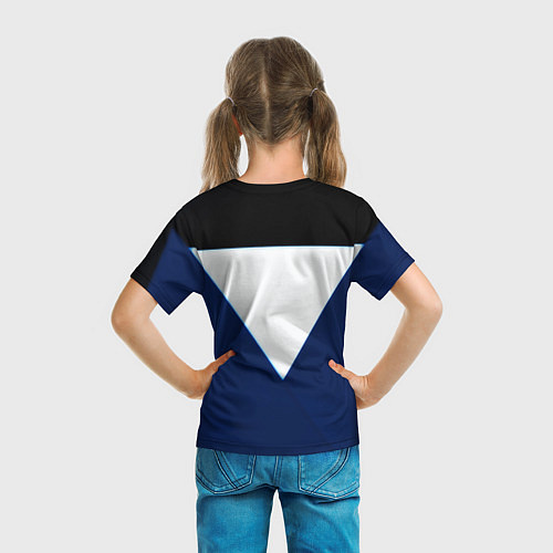 Детская футболка Juventus sport geometry color / 3D-принт – фото 6