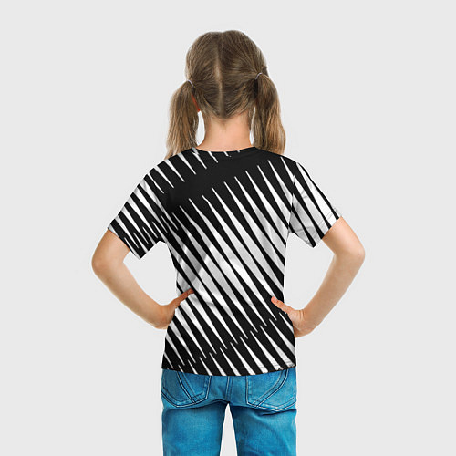 Детская футболка Among us текстура / 3D-принт – фото 6