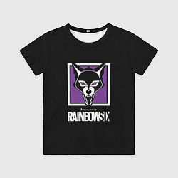 Футболка детская Rainbow six logo ubisoft, цвет: 3D-принт