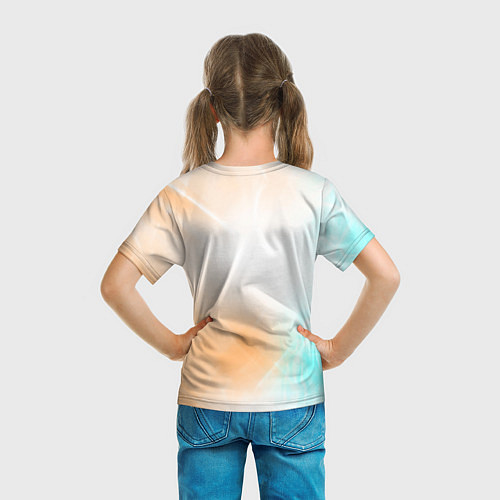 Детская футболка RUST gradient / 3D-принт – фото 6