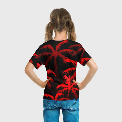 Детская футболка Fortnite tropic red / 3D-принт – фото 6