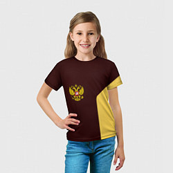 Футболка детская Россия ретро стиль, цвет: 3D-принт — фото 2