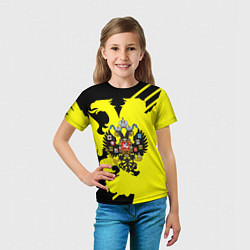 Футболка детская Имперская Россия герб, цвет: 3D-принт — фото 2