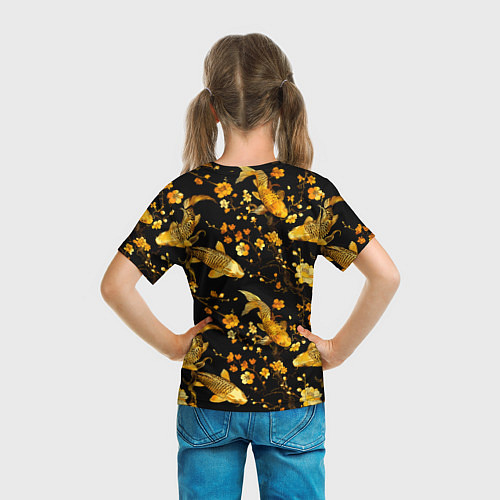 Детская футболка Капибара самурай / 3D-принт – фото 6