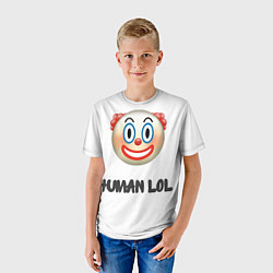 Футболка детская Human Fall Clown, цвет: 3D-принт — фото 2