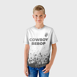 Футболка детская Cowboy Bebop - white gradient посередине, цвет: 3D-принт — фото 2