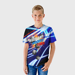 Футболка детская Время русского хоккея, цвет: 3D-принт — фото 2