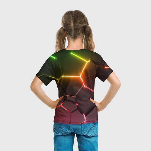 Детская футболка Deadlock Bebop неоновые плиты / 3D-принт – фото 6