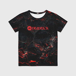 Футболка детская Deadlock logo red texture, цвет: 3D-принт