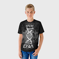 Футболка детская Its my DNA, цвет: 3D-принт — фото 2