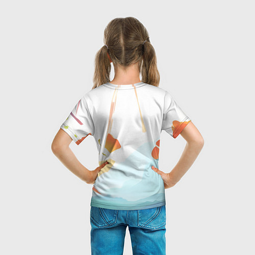 Детская футболка Манга портрет / 3D-принт – фото 6