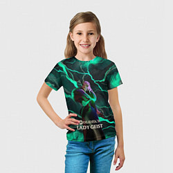 Футболка детская Lady Geist Deadlock, цвет: 3D-принт — фото 2
