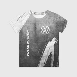 Футболка детская Volkswagen - grey gradient вертикально, цвет: 3D-принт
