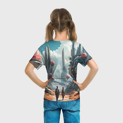 Детская футболка Планета фантастика / 3D-принт – фото 6